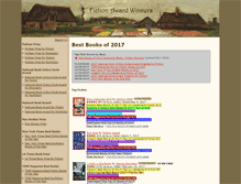 Tablet Screenshot of fictionawardwinners.com